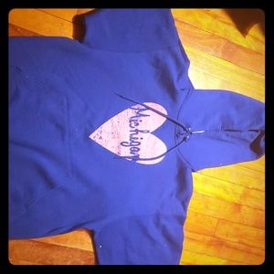 Long sleeve Michigan sweatshirt.